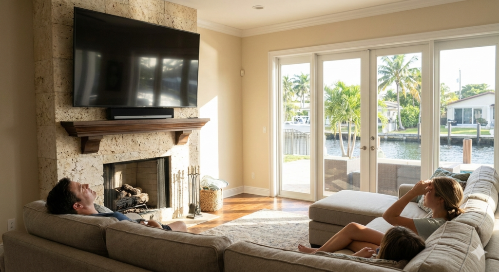 mantel mount in Fort Lauderdale FL